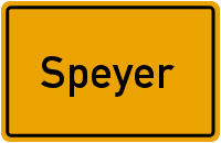 Ortsschild Speyer
