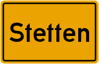 Ortsschild Stetten