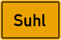 Ortsschild Suhl