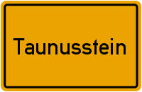 Ortsschild Taunusstein