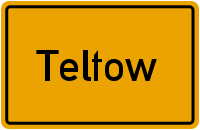 Ortsschild Teltow