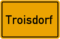 Ortsschild Troisdorf