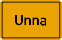 Ortsschild Unna