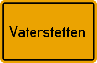 Ortsschild Vaterstetten