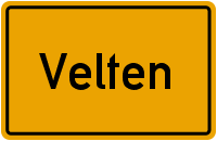 Ortsschild Velten