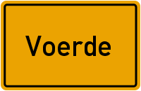 Ortsschild Voerde