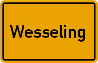 Ortsschild Wesseling