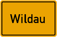 Ortsschild Wildau