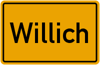 Ortsschild Willich