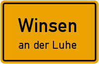 Ortsschild Winsen (Luhe)