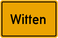 Ortsschild Witten