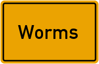 Ortsschild Worms