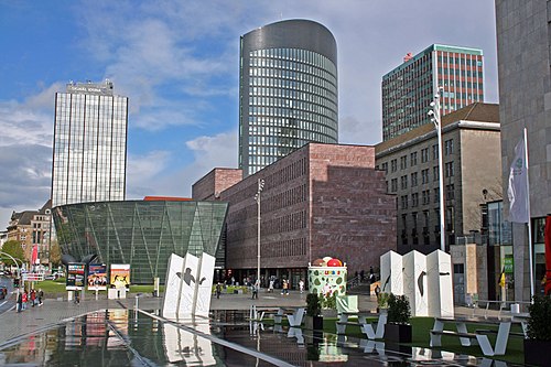 Blick auf das Zentrum Dortmunds