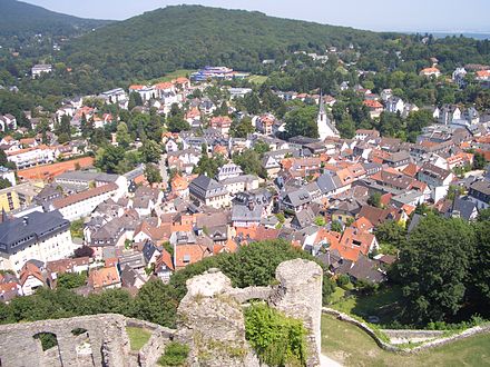 Blick von der Burgruine Königstein