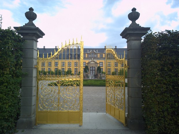 Das Goldene Tor in den Herrenhäuser Gärten