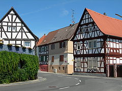 Fachwerkhäuser in Mörfelden