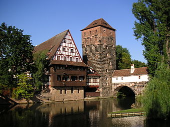 Nürnberg Weinstadel mit Henkersteg