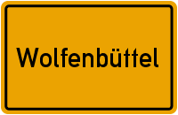 Ortsschild Wolfenbüttel