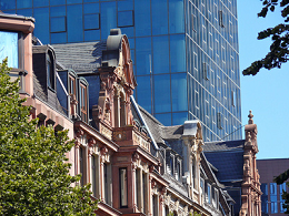 Altbaufassade in Frankfurt