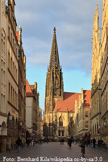 Münster Blick auf die Lambertikirche